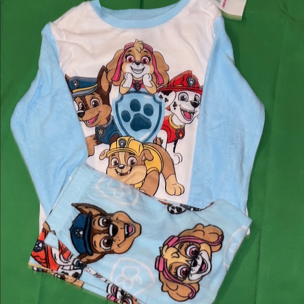 Nickelodeon Blue and White Kids Pajama Set